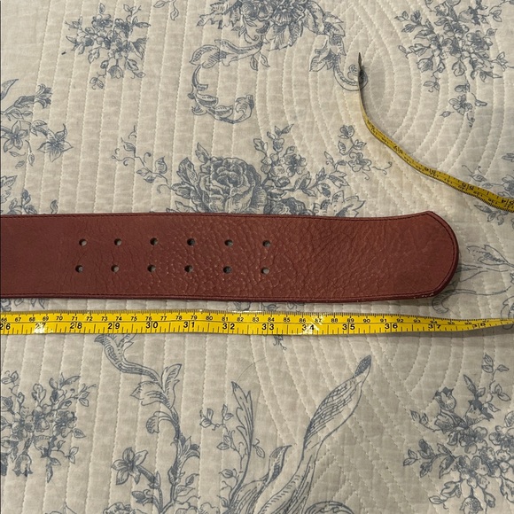 Jigsaw leather belt in mauve size Medium - Picture 6 of 6